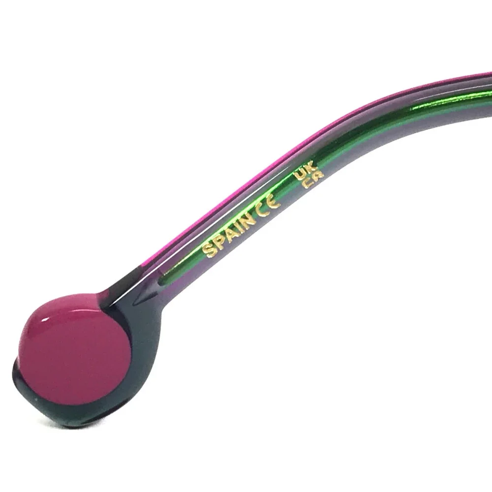 Etnia Barcelona Eyeglasses Frames TAT PKGR Pink Blue Green Cat Eye 51-17-140